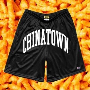 Chinatown Market arc mesh shorts